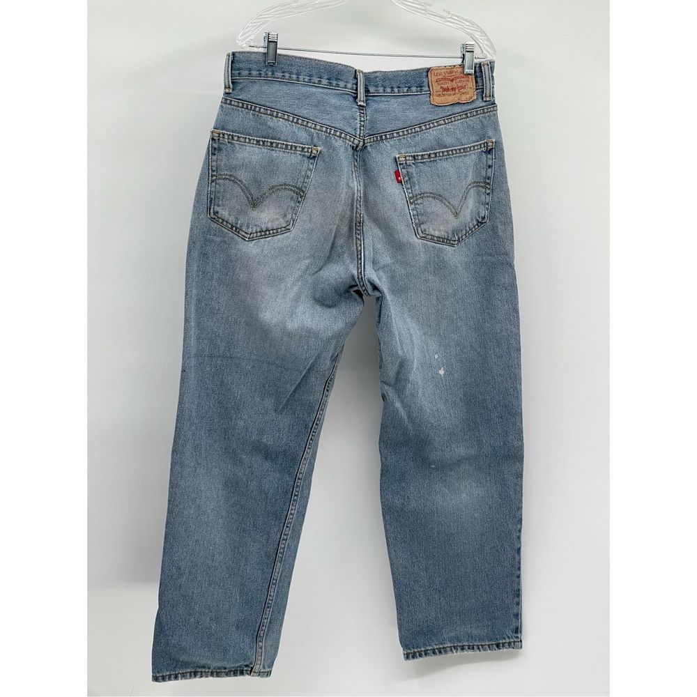 Levi's 550 Jeans Relaxed Baggy Loose Men Size 36x30 Blue Faded